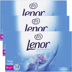 Lenor Aprilfrisch Chusteczki Zapachowe do Suszarek 34 szt.