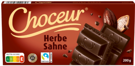 Choceur Herbe Sahne Czekolada Gorzka 200 g