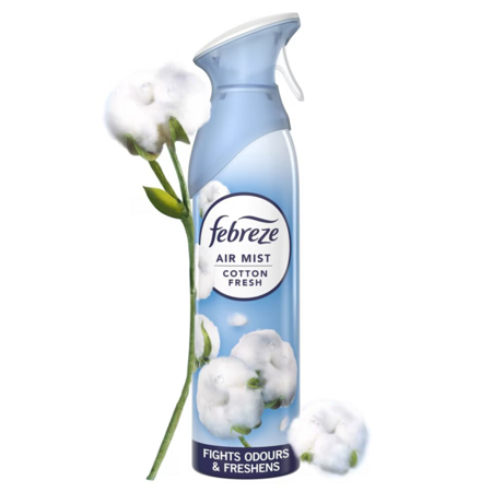 Febreze Cotton Fresh Odświeżacz Powietrza 185 ml 