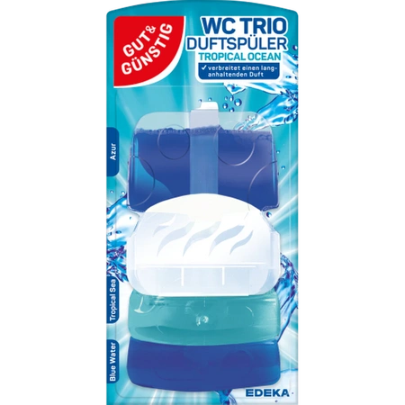 G&G WC Trio Tropical Ocean Zawieszka WC 3 x 55 ml