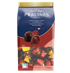 MaitreTruffout Pralines with Cherry Liqueur 4% vol. Praliny z Likierem 240 g