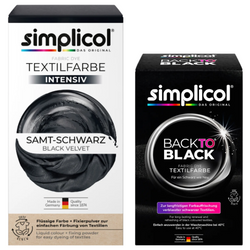 Simplicol Back to Black Barwnik do Tkanin 400 g