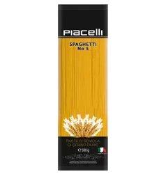 Piacelli Spaghetti No 5 Makaron z Semoliny 500 g