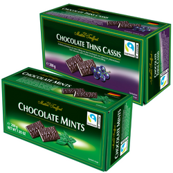 MaitreTruffout Talarki Czekoladowe z Kremem z Czarnej Porzeczki 200 g