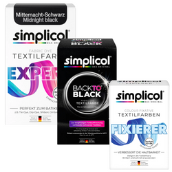 Simplicol Back to Black Barwnik do Tkanin 400 g