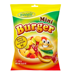 Woogie Mini Burger Żelki 250 g