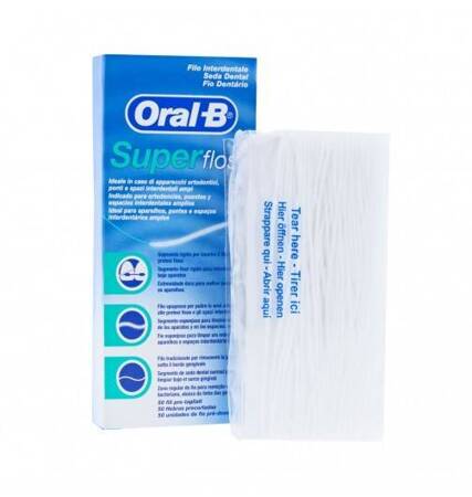 Braun  Oral- b Nić dentystyczna do Mostów Super Floss 50 szt.