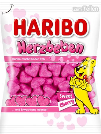 Haribo Herzbeben Żelki 160 g