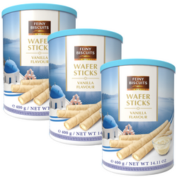 Feiny Biscuits Rurki Waflowe z Nadzieniem Waniliowym 400 g