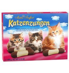 MaitreTruffout Kocie Języczki Mleczno-Białe 100 g