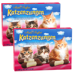 MaitreTruffout Kocie Języczki Mleczno-Białe 100 g