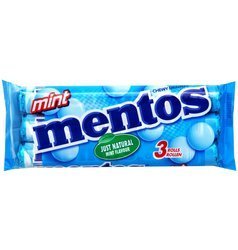 Mentos Minze Kaubonbon  3x38 g