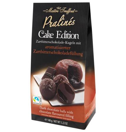 MaitreTruffout Pralinen Cake Edition Pralinki z Gorzkiej Czekolady 148 g