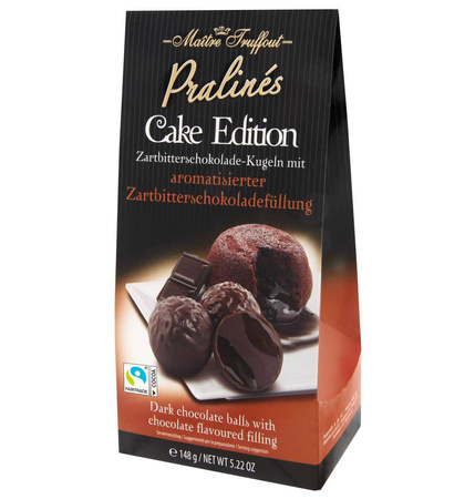 MaitreTruffout Pralinen Cake Edition Pralinki z Gorzkiej Czekolady 148 g