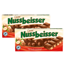 Nussbeisser Czekolada Mleczna z Orzechami 100 g