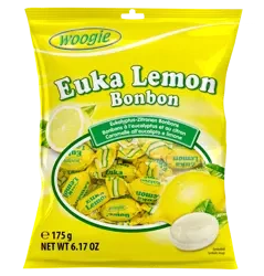 Woogie Cukierki Eukaliptusowo-Cytrynowe 175 g