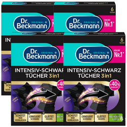 Dr. Beckmann Intensiv-Schwarz 2in1 Intensywna Czerń 6 szt.