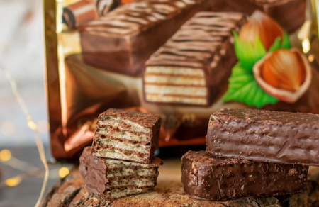 Feiny Biscuits  Wafelki Orzechowe w Czekoladzie 200 g