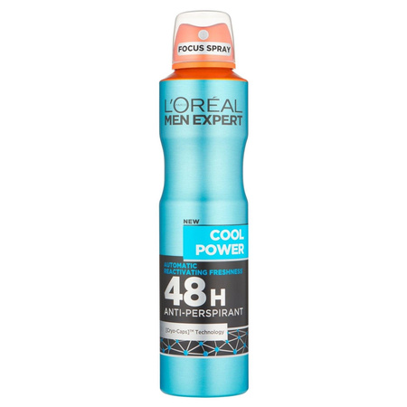  L'Oréal Men Expert Cool Power Antyperspirant Spray 250 ml