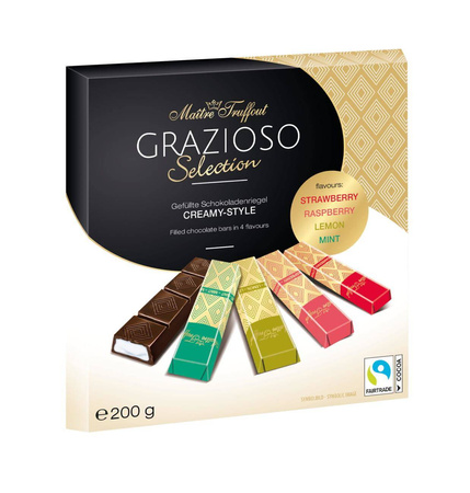 MaitreTruffout Grazioso Selection Creamy Style Mieszanka Czekoladek  200 g