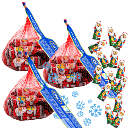 Only Mikołaje z Czekolady Mlecznej Świąteczne Bożonarodzeniowe 3x85 g