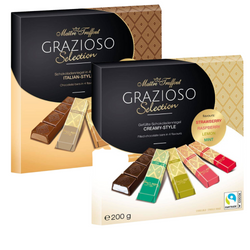 MaitreTruffout Zestaw Mieszanka Batoników Grazioso 2x200 g