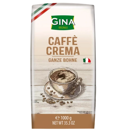 Gina Caffe Crema Kawa Ziarnista 1 kg