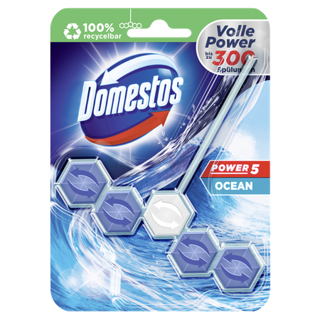 Domestos Power 5 Ocean Zawieszka WC 55 g DE