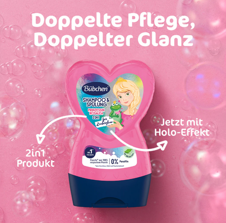 Bübchen Księżniczka Rosalea Szampon i Odżywka dla Dzieci 230 ml