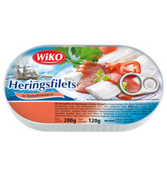 Wiko Filety Śledziowe w Sosie Pomidorowym 200 g