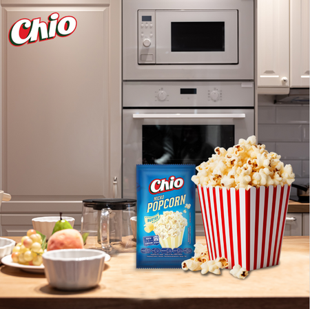 Chio Popcorn do Kuchenki Mikrofalowej Słony 100 g
