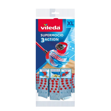 Vileda SuperMocio 3Action Velour Wkład do Mopa 