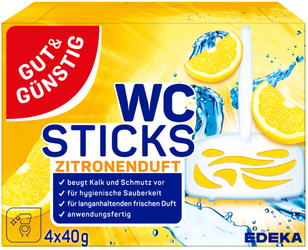 G&G WC Sticks Zawieszka Zitronen 4 x 40 g