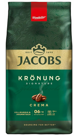 Jacobs Krönung Crema Kawa Ziarnista 1 kg 