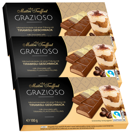 MaitreTruffout Grazioso Czekoladki z Nadzieniem Tiramisu 100 g
