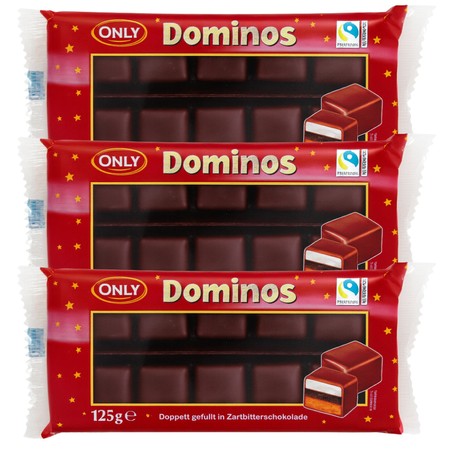 Only Domino z Gorzką Czekoladą 125 gr