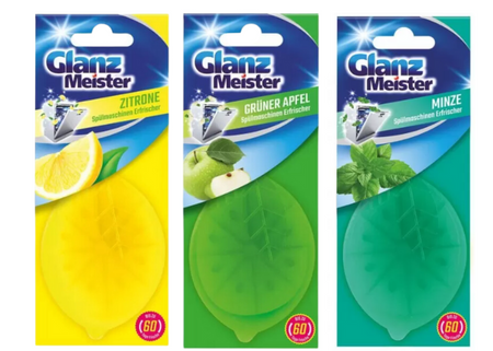 GlanzMeister Zestaw Zapachów do Zmywarki 3 sztuki