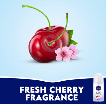 Nivea Fresh Cherry Antyperspirant Roll-on 50 ml