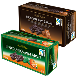 MaitreTruffout Talarki Czekoladowe z Kremem  z Czarnej Porzeczki 200 g