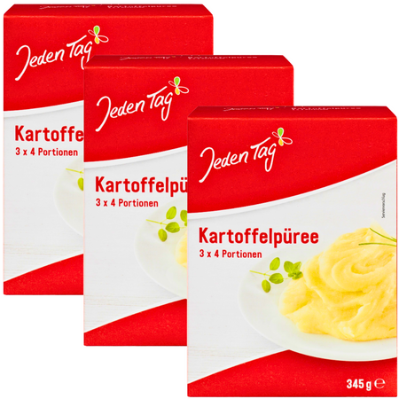 Jeden Tag Puree Ziemniaczane 3x12 porcji