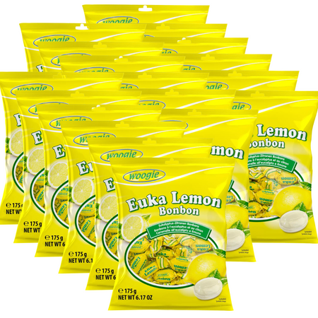 Woogie Cukierki Eukaliptusowo-Cytrynowe 18x175g