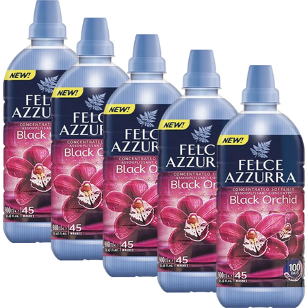 Felce Azzurra Black Orchid Koncentrat do Płukania 5x900 ml