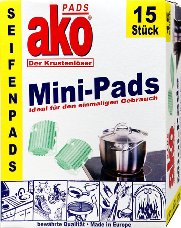 Ako Mini - Pads Nawilżone Gąbki do Naczyń 15 szt.