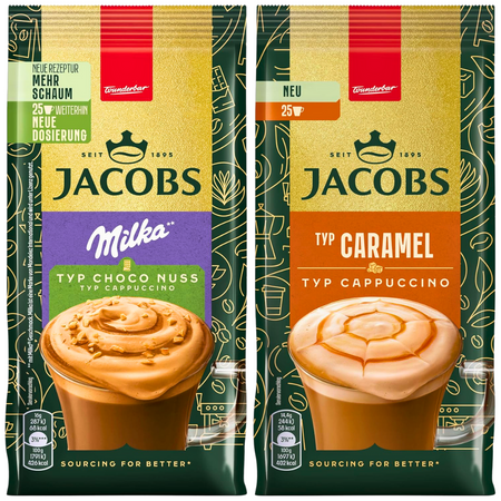 Jacobs Cappuccino Caramel i Nuss 2 sztuki