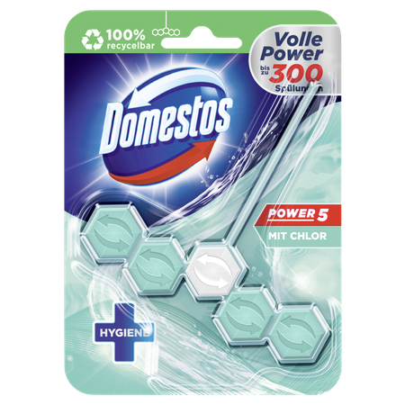 Domestos Power 5 WC mit Chlor Zawieszka WC  55 g DE