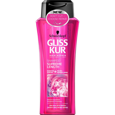 Gliss Kur Supreme Lengt Szampon do Włosów 250 ml