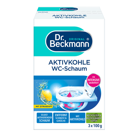 Dr. Beckmann Pianka Toaletowa z Węglem Aktywnym Zitrus 300 g