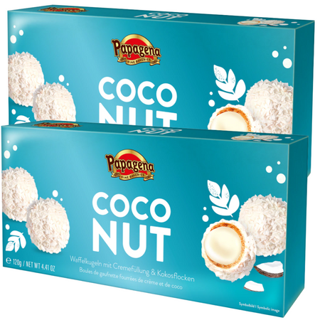 Papagena Kulki Waflowe z Kokosem 120 g