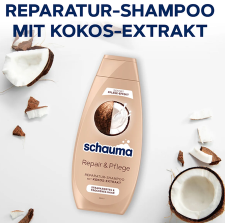Schauma Repair & Pflege Regeneracyjny Szampon do Włosów 400 ml