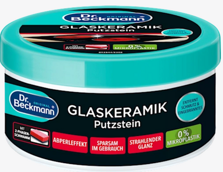 Dr.Beckmann Glaskeramik Pasta do Czyszczenia Płyt Ceramicznych 250 g DE